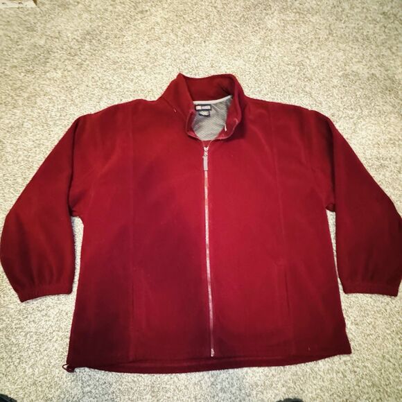 Men’s Faded Glory Fleece 1/4 Zip Pullover Sweatshirt Size XL Maroon - Picture 1 of 7